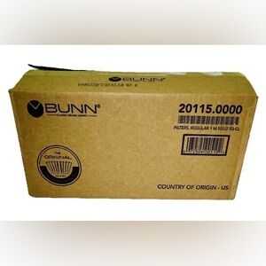 BUNN 12-Cup Commercial Coffee Filters, 999 Ct (Pack of 1), 20115.0000- Open Box